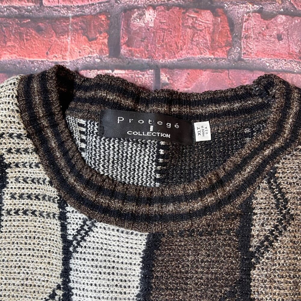 Vintage Protege Collection Grandpa Coogi Style Sweater Men XL Tall USA 90s Y2k - Picture 3 of 5